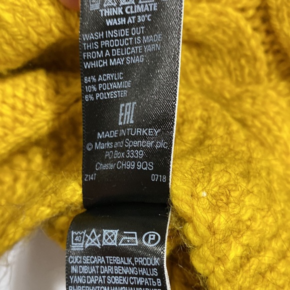 Cable Knit Roll Neck Jumper - Picture 6 of 7